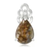 Dinosaurier-Quarz-Silberanhänger
