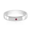 Edelroter Spinell-Silberring