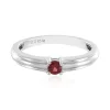 Edelroter Spinell-Silberring