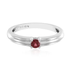 Edelroter Spinell-Silberring