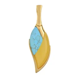 Edelstein-Silberanhänger