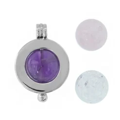 Edelstein-Silberanhänger