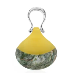 Edelstein-Silberanhänger