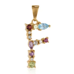 Edelstein-Silberanhänger