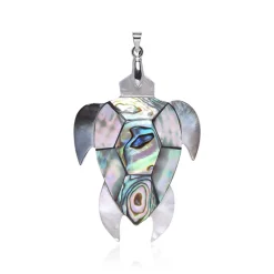 Edelstein-Silberanhänger