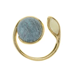 Edelstein-Silberanhänger