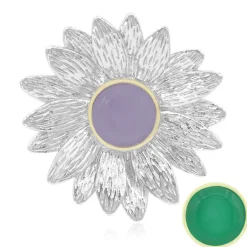 Edelstein-Silberanhänger