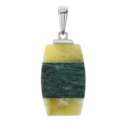 Edelstein-Silberanhänger