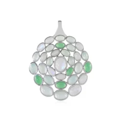 Edelstein-Silberanhänger (KM by Juwelo)