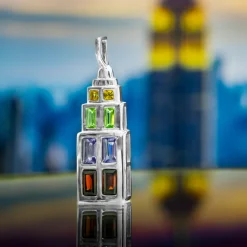 Edelstein-Silberanhänger (Remy Rotenier)