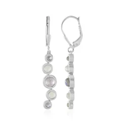 Edelstein-Silberohrringe (KM by Juwelo)