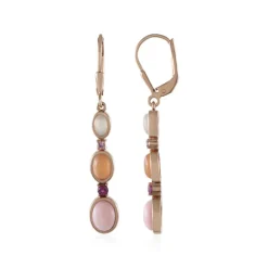 Edelstein-Silberohrringe (KM by Juwelo)