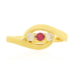 Edelstein-Silberring