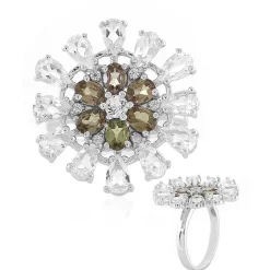 Edelstein-Silberring