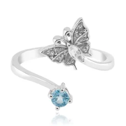 Edelstein-Silberring