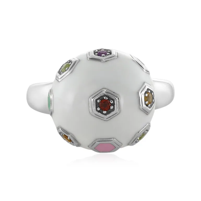 Edelstein-Silberring