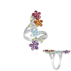 Edelstein-Silberring