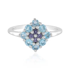 Edelstein-Silberring