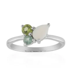 Edelstein-Silberring