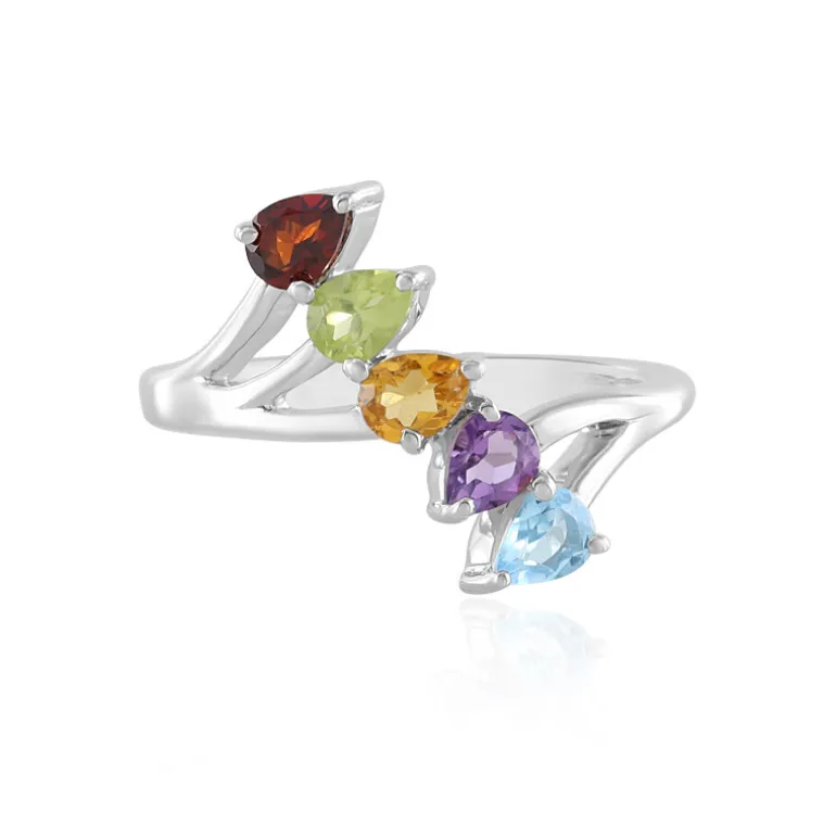 Edelstein-Silberring