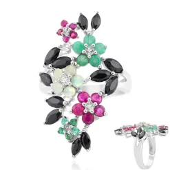 Edelstein-Silberring