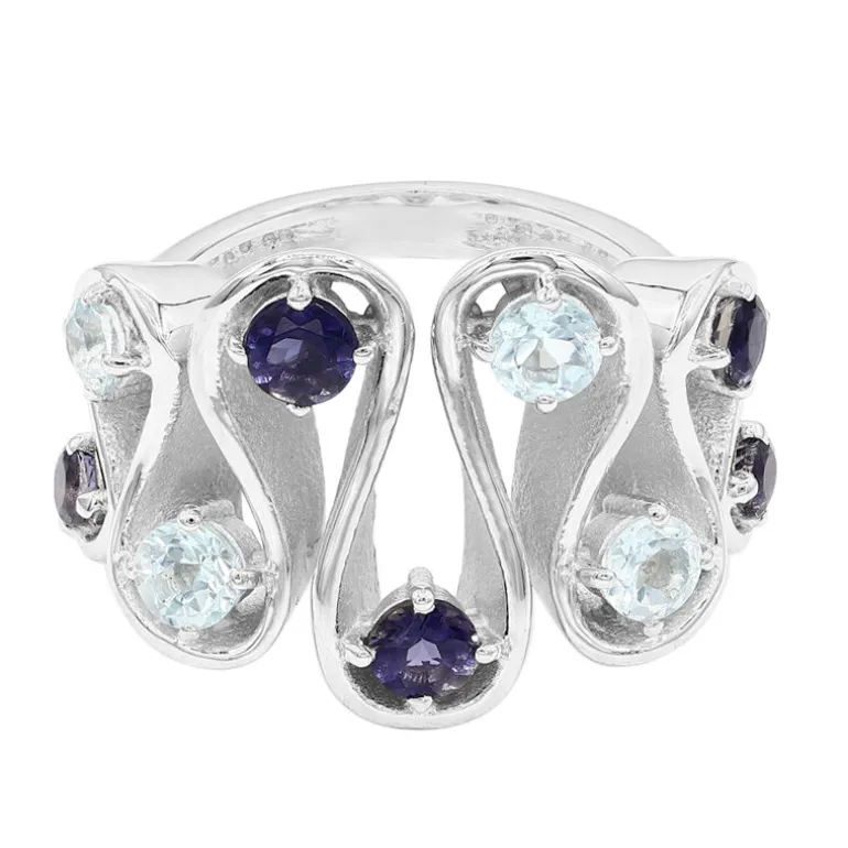 Edelstein-Silberring