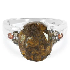 Edelstein-Silberring