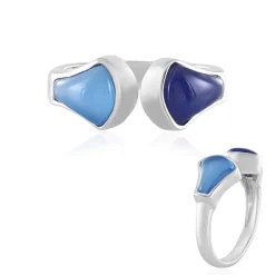 Edelstein-Silberring