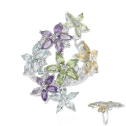 Edelstein-Silberring