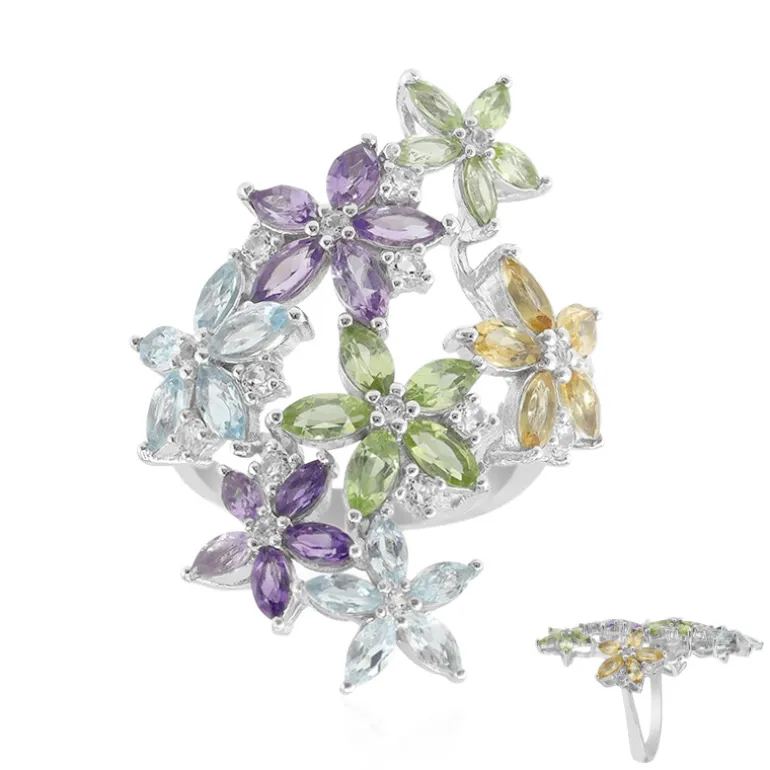 Edelstein-Silberring