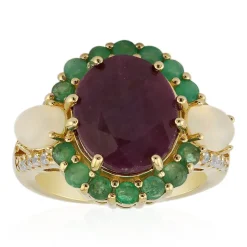 Edelstein-Silberring