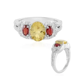 Edelstein-Silberring