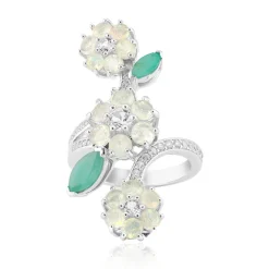 Edelstein-Silberring