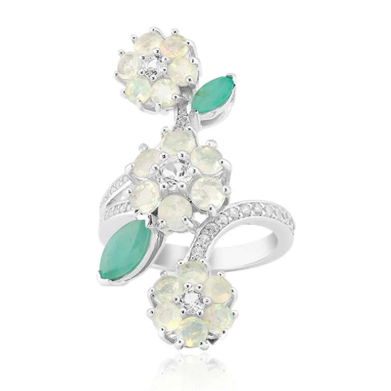 Edelstein-Silberring