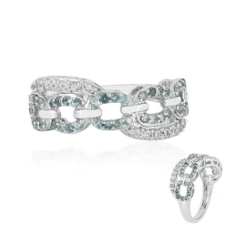 Edelstein-Silberring