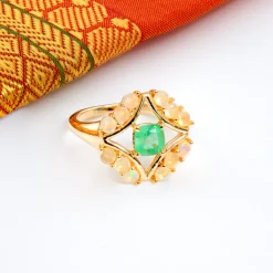 Edelstein-Silberring