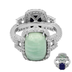 Edelstein-Silberring