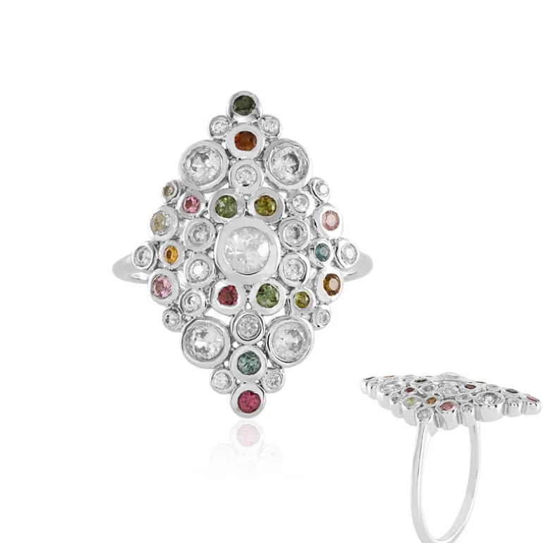 Edelstein-Silberring