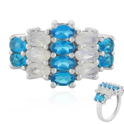 Edelstein-Silberring