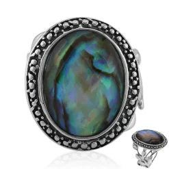 Edelstein-Silberring (Art of Nature)