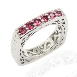 Edelstein-Silberring (Dallas Prince Designs)