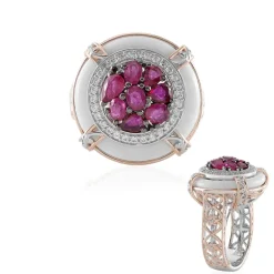 Edelstein-Silberring (Gems en Vogue)