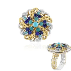 Edelstein-Silberring (Gems en Vogue)