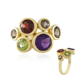 Edelstein-Silberring (KM by Juwelo)