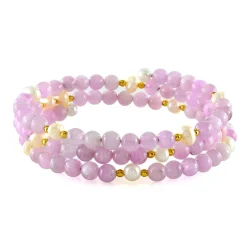 Edelstein-Stahlarmreif (Riya)