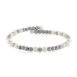 Edelstein-Stahlarmreif (Riya)