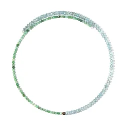 Edelstein-Stahlhalsreif (Riya)