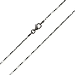 925er Silber-Ankerkette - 2,94 g - 70 cm - rutheniert