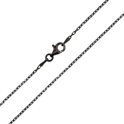 925er Silber-Ankerkette - 3,71 g - 90 cm - rutheniert