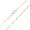 925er Silber-Ankerkette - 3,35 g - 80 cm - vergoldet